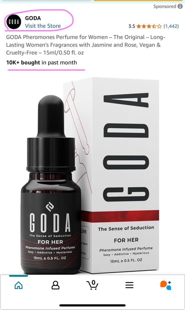 GODA for her ＋　GODA silk body oil セット
