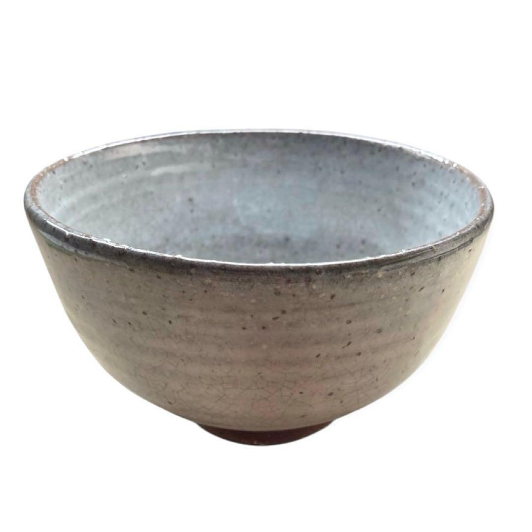岡田窯 九代目 岡田泰（おかだ やすし）萩焼　抹茶碗　陶印あり 茶道具　共箱無し