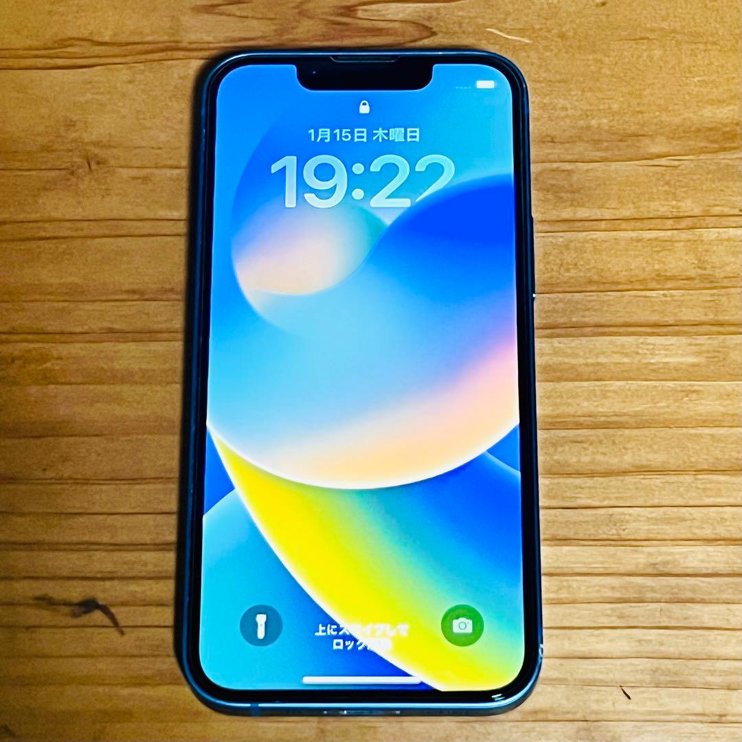 Apple iPhone 13 256GB ブルー 本体 充電ケーブル付き
