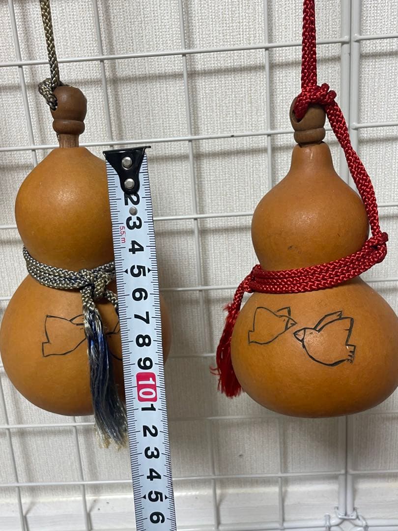 天然ひょうたん 縁起物 飾り瓢箪 4点セット 開運 風水 インテリア