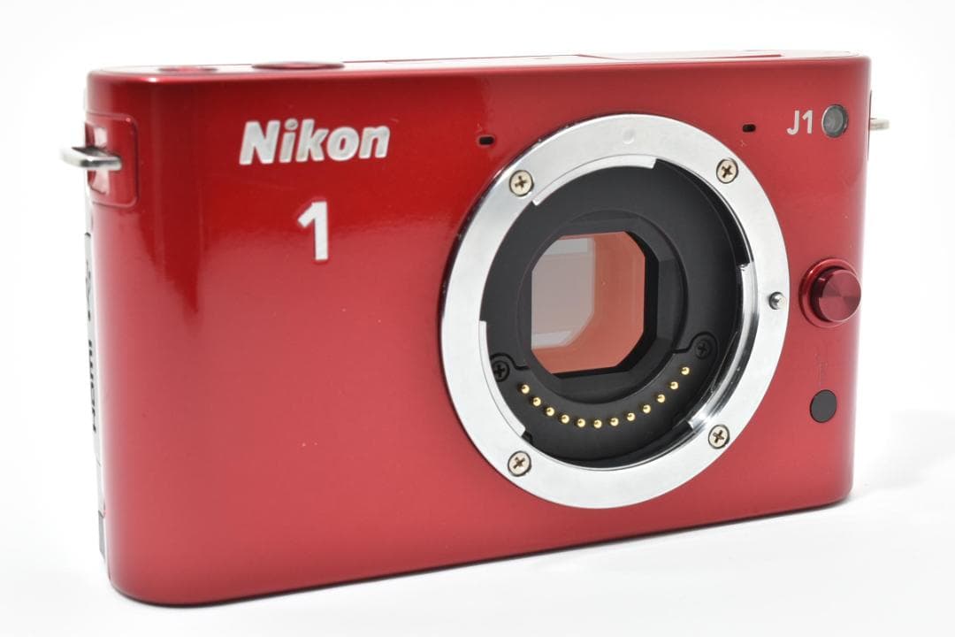 ニコン 1 J1 ミラーレスデジタルカメラボディ レッド Nikon