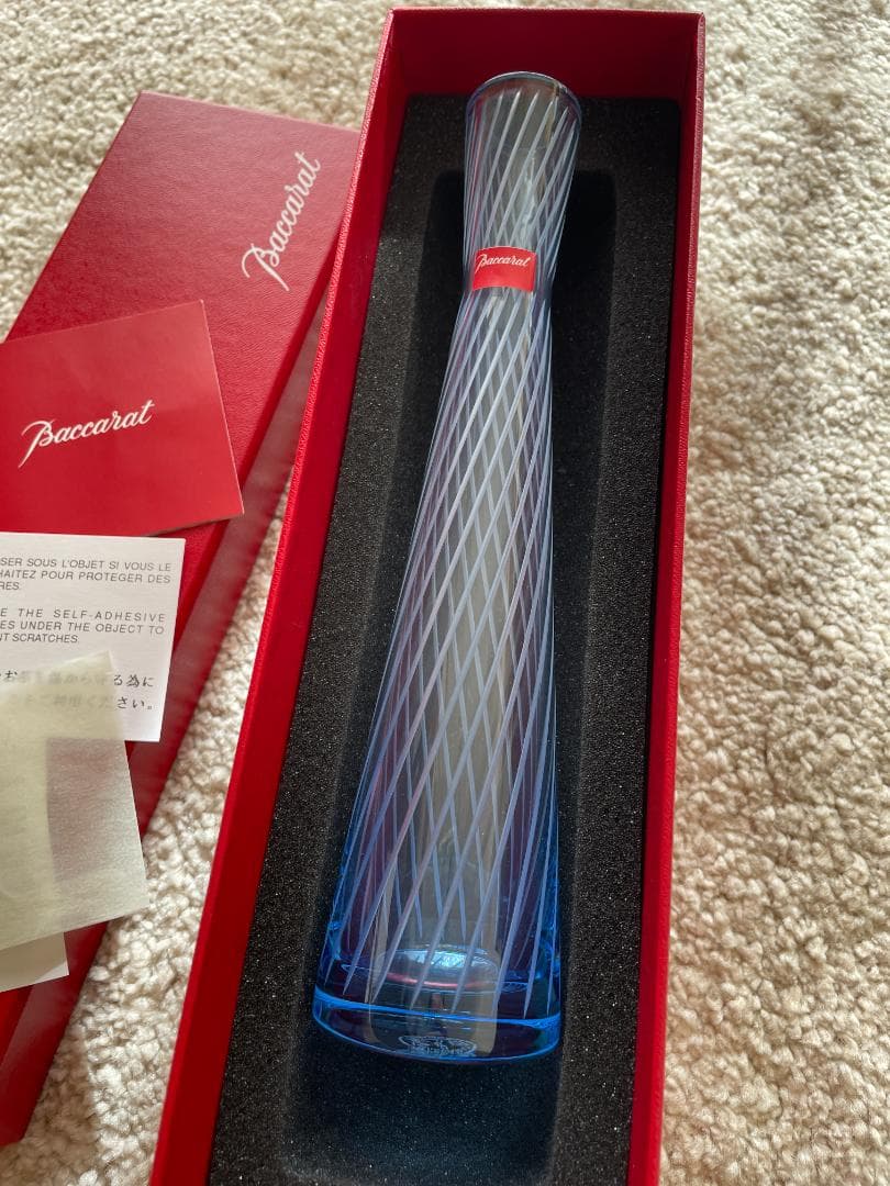 未使用　Baccarat バカラ ミカド フラワーベース クリスタルガラス